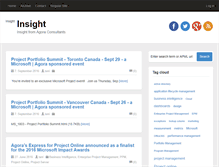 Tablet Screenshot of blogs.agorainc.com